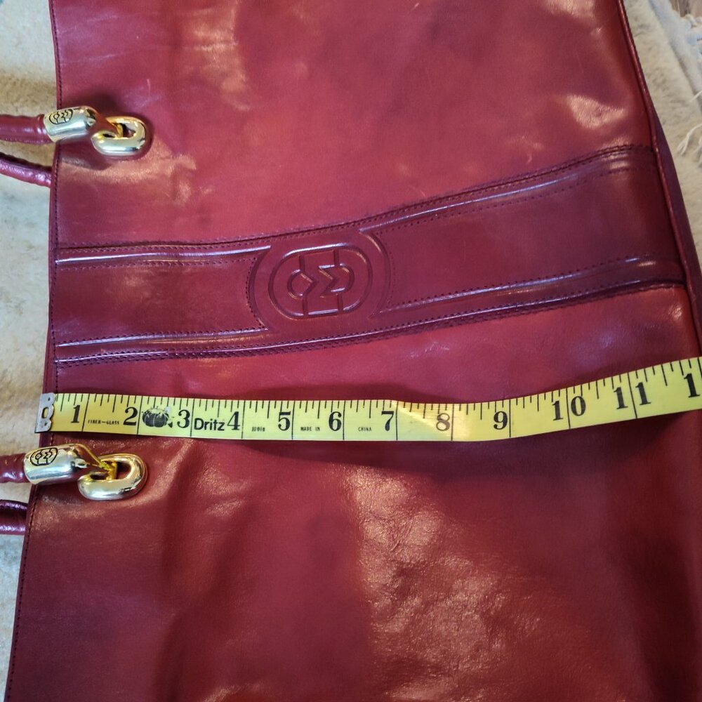 MARINO ORLANDI Made in Italy in the 90's Extra Large ♥️ BagriefcCase shoulder b - Picture 8 of 9